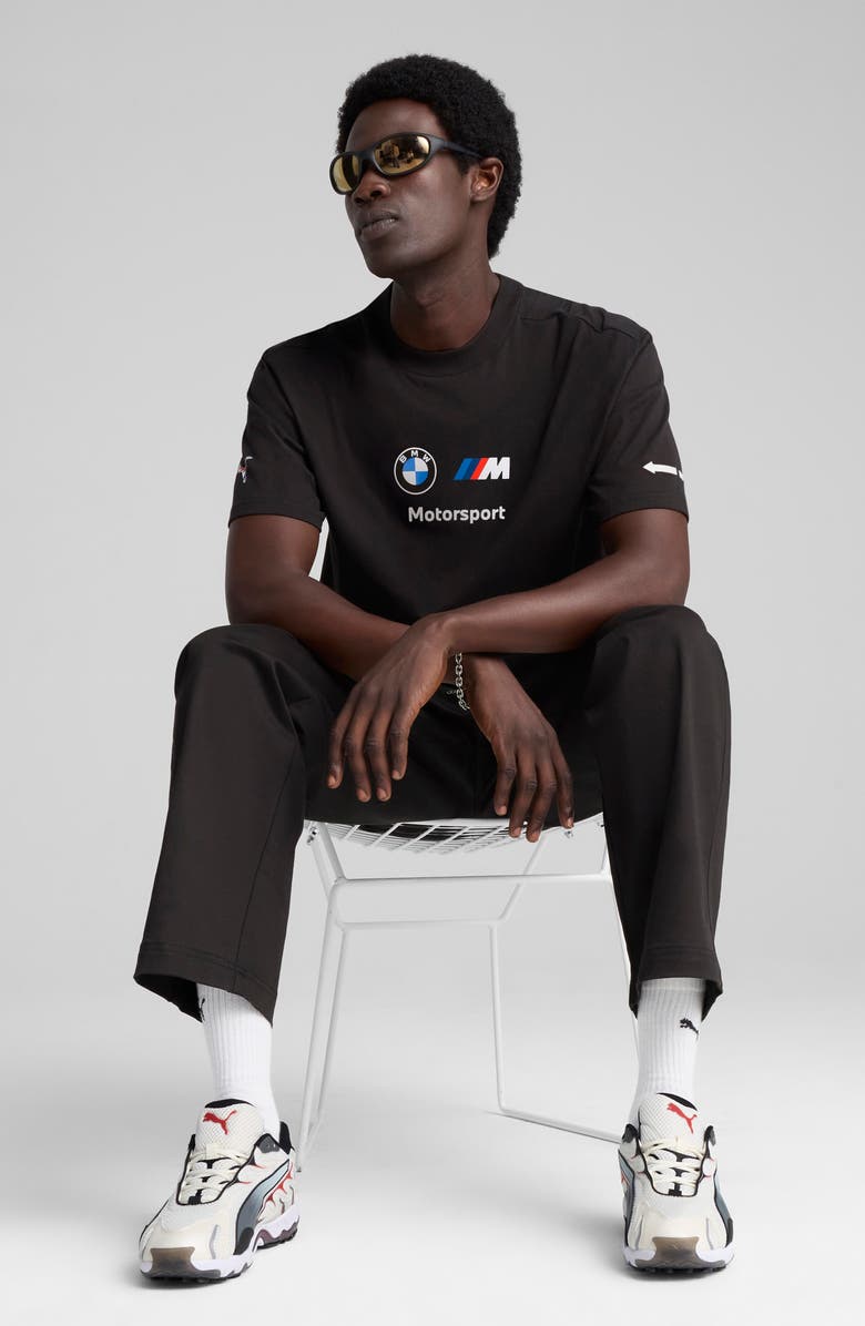 PUMA BMW M Motorsport Badge Graphic T-Shirt, Alternate, color, Puma Black