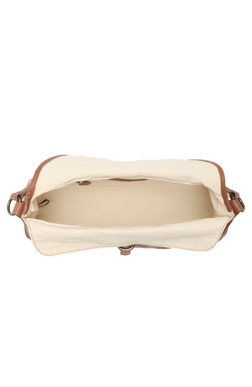 Frye Campus Leather Shoulder Bag In Brown