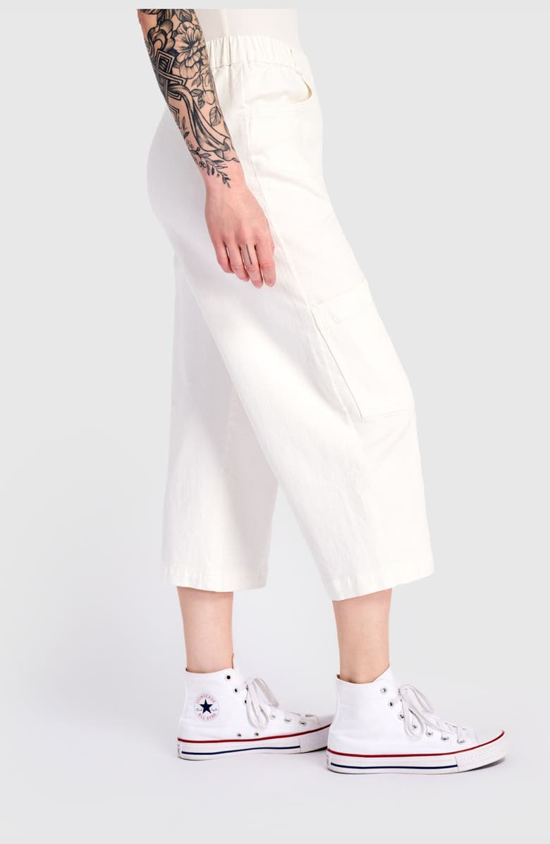 Alembika Twill Palma Capri Pants, Alternate, color, White