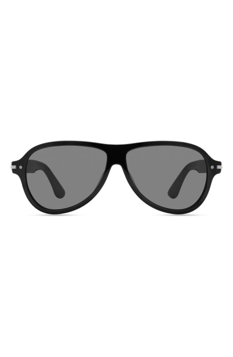 Italia Independent Cemento Sunglasses, Main, color, Black