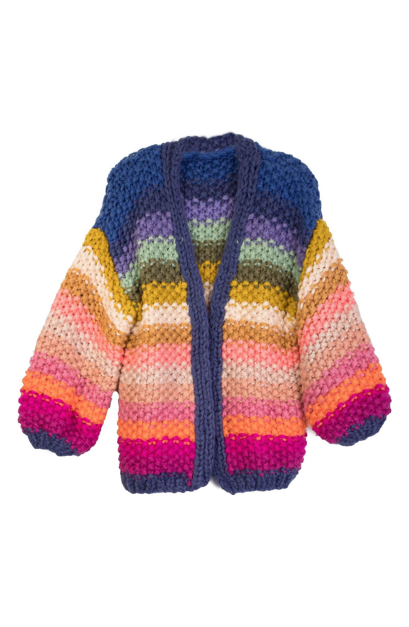 SAACHI Mayflower Stripe Crochet Cardigan