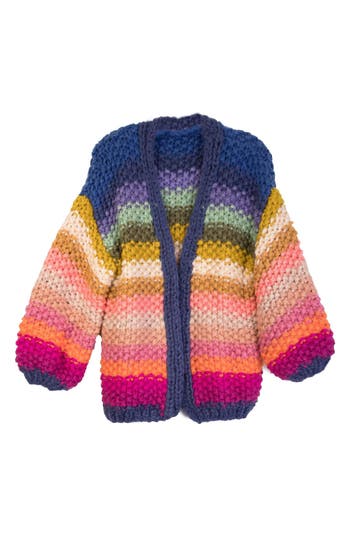 Saachi Cardigan In Bright Multi