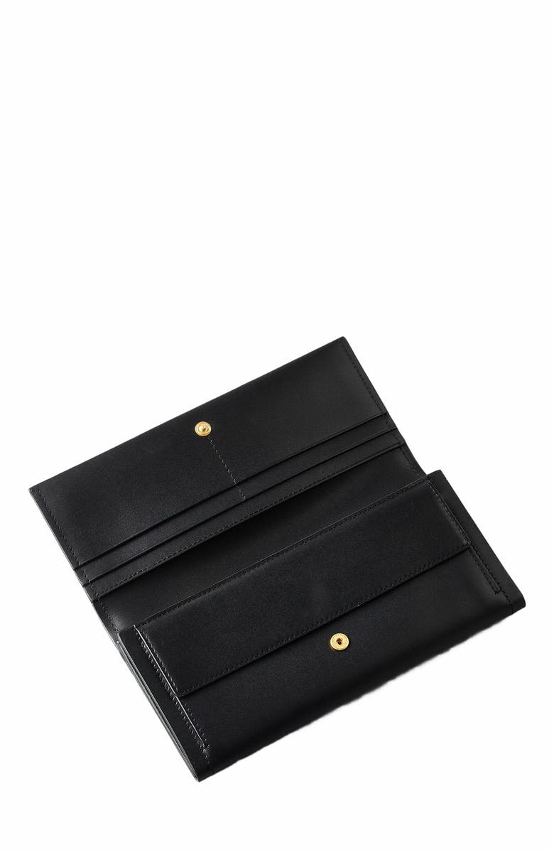 Radley Heritage Lane Large Flapover Wallet, Alternate, color, Black
