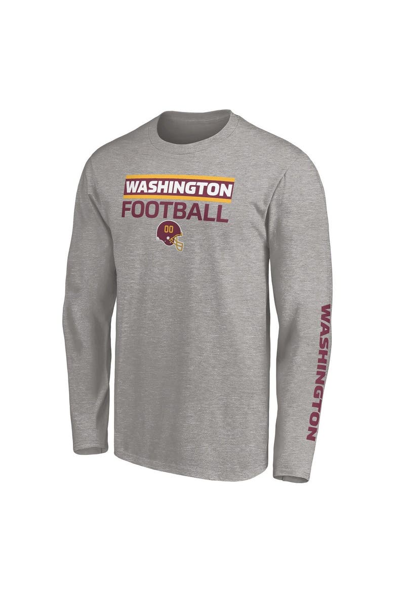 Men's Fanatics Branded White/Heathered Gray Washington Football Team T-Shirt Combo Set, Alternate, color, White