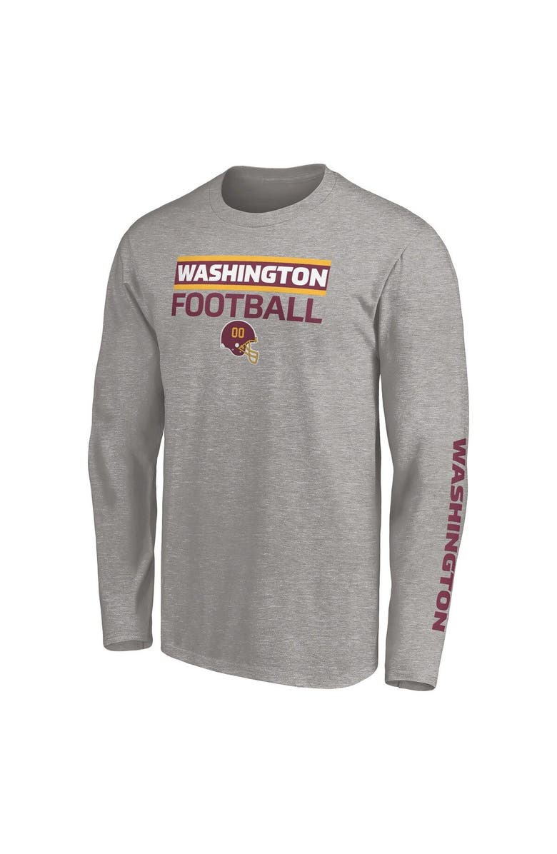FANATICS Men's Fanatics Branded White/Heathered Gray Washington Football Team T-Shirt Combo Set, Alternate, color, 