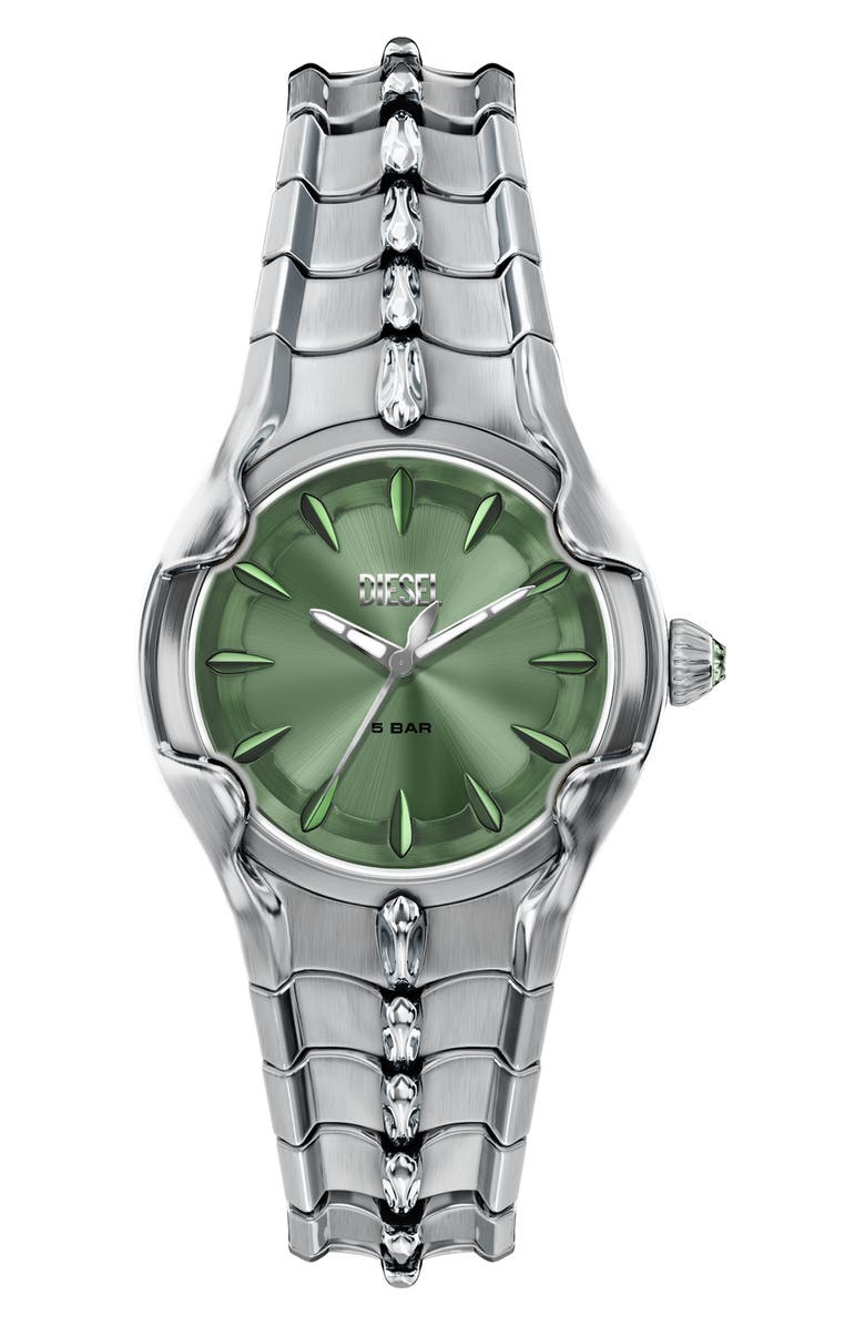 DIESEL<sup>®</sup> Vert Bracelet Watch, 32mm, Main, color, Silver