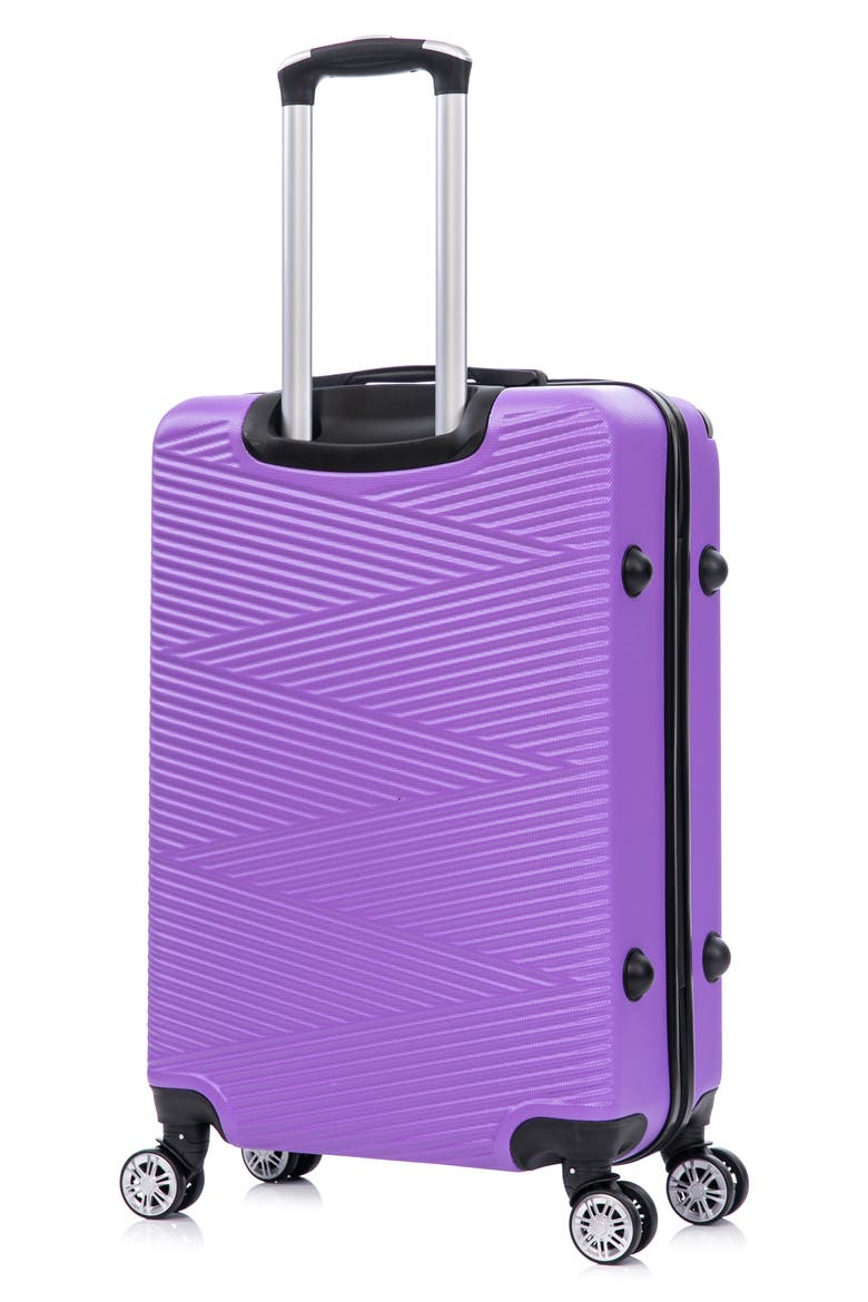 Verossa 3-Piece Hardside Spinner Luggage Set, Alternate, color, METALLIC VIOLET