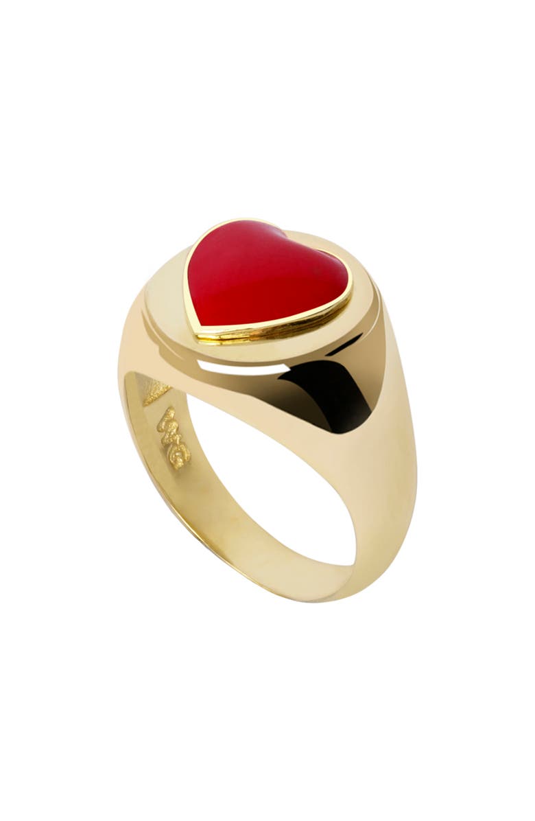 Wilhelmina Garcia Red Heart Ring, Main, color, 
