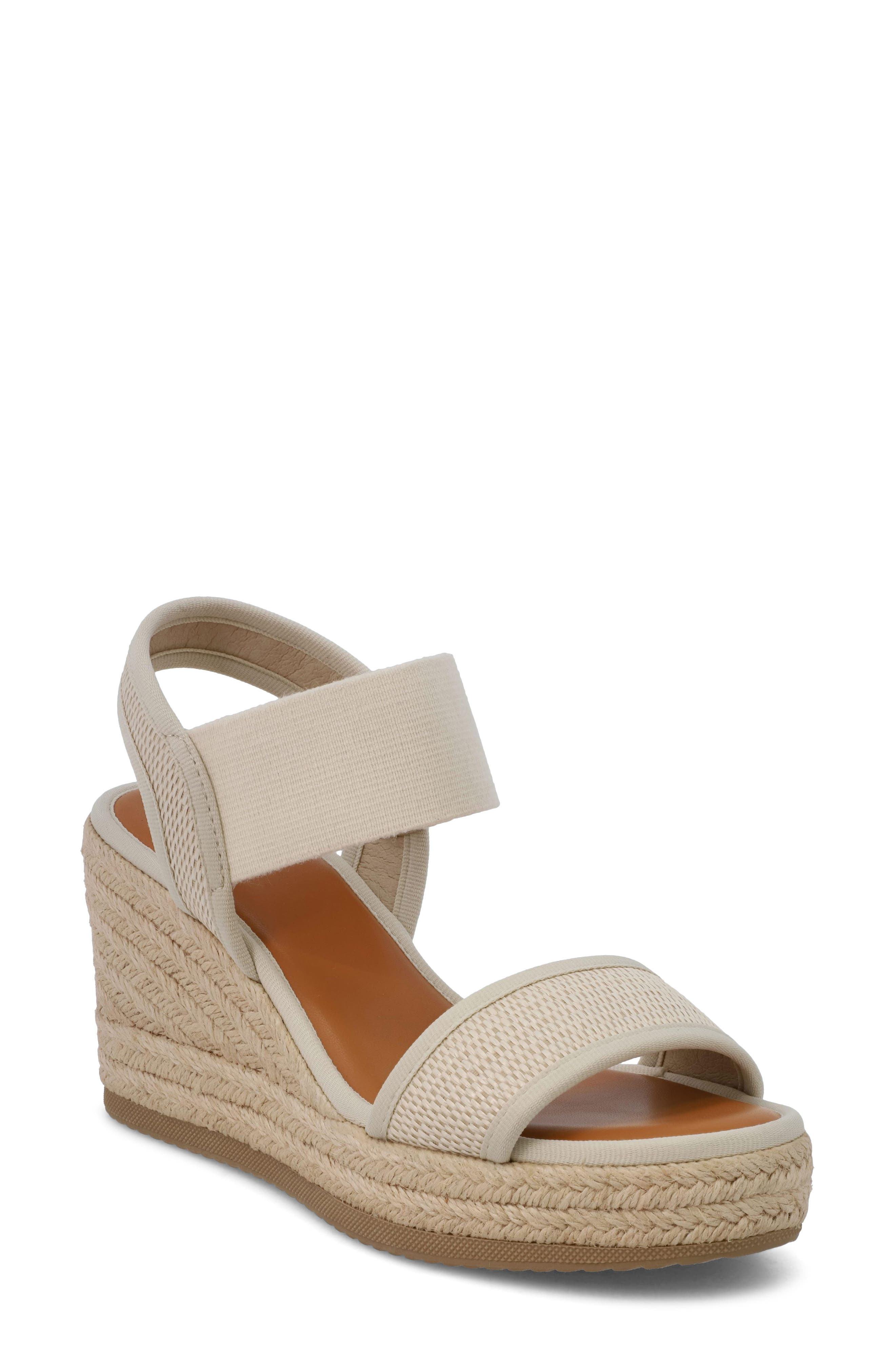 MIA Berniece Platform Wedge Sandal, Main, color, Bone