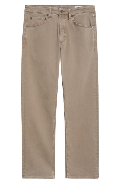 Rag & Bone Fit 4 Aero Stretch Straight Leg Jeans In Dark Taupe