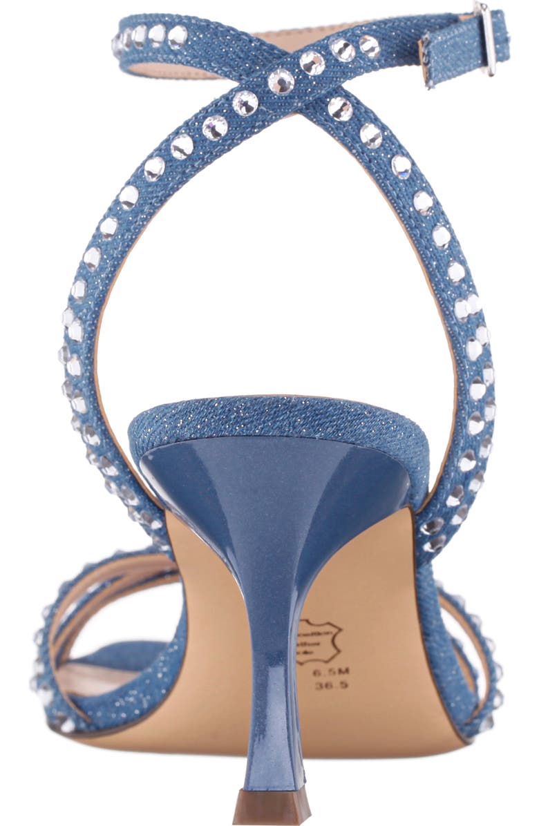 Nina Laura Ankle Strap Sandal, Alternate, color, Blue Denim