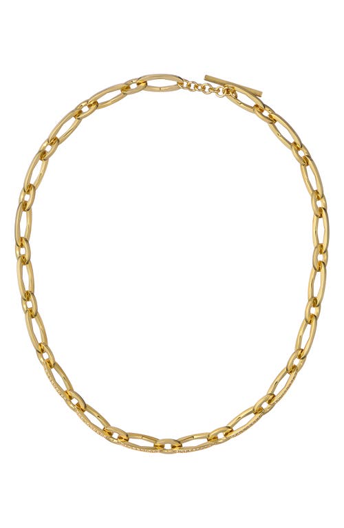 Ted Baker Shiya Crystal Shimmer Chain Necklace In Gold
