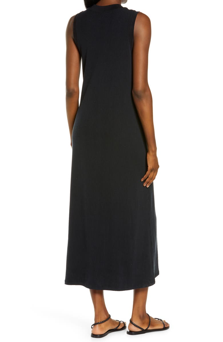 Richer Poorer Long Rib Knit Lounge Dress, Alternate, color, 