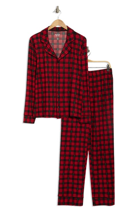 Dad Matching Family Notch Collar Pajamas