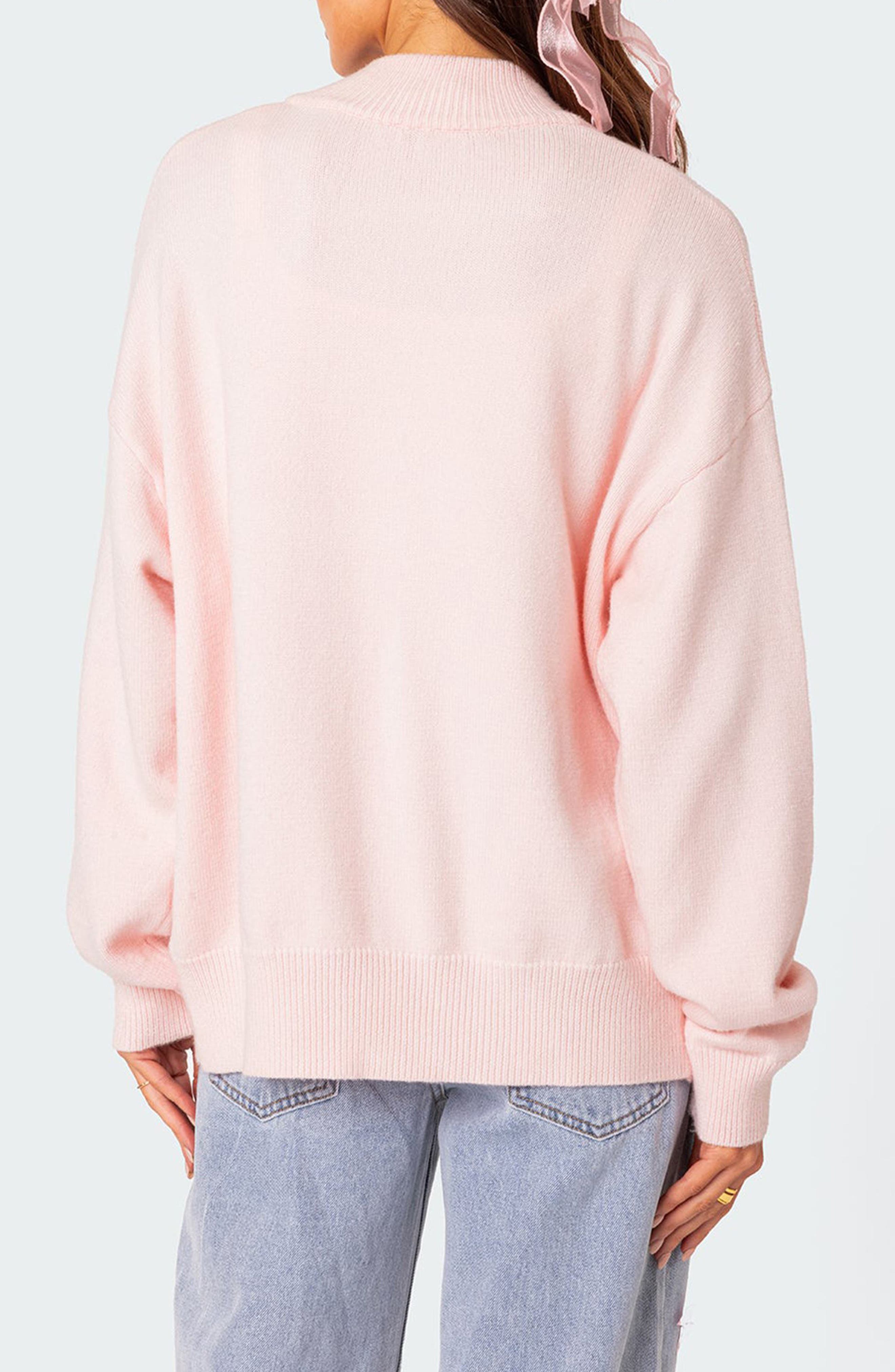 Montie Oversize Double Zip Cardigan - image 2