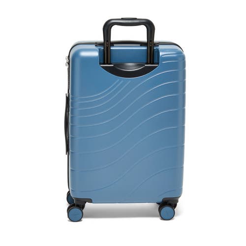 Baggallini Set Wave 22 In. Wheel Hardside Carry-on Suitcase In Mist Hardside