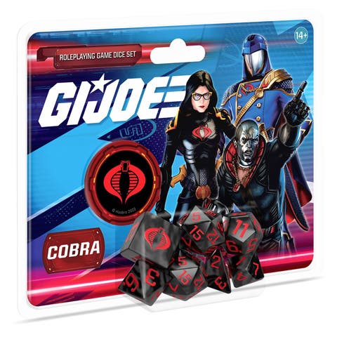 G.I. Joe Roleplaying Game Cobra Dice Set 8 Piece