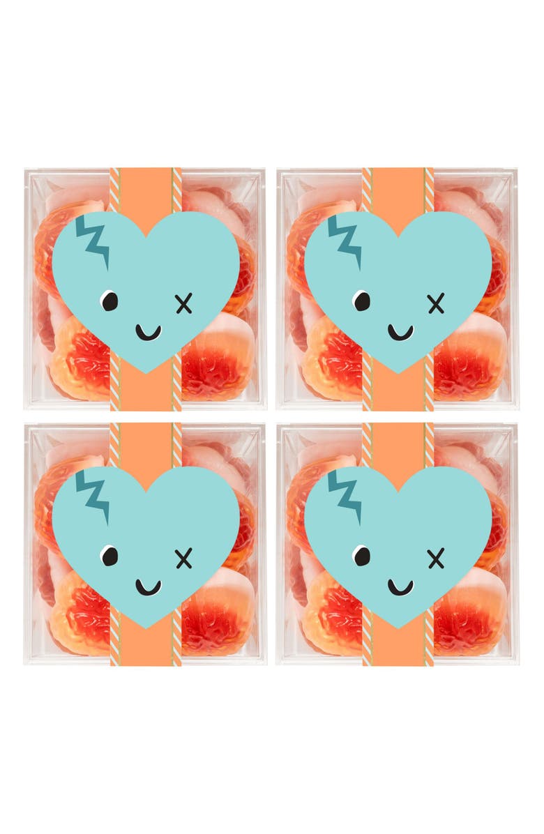sugarfina Zombie Brains Set of 4 Candy Cubes, Main, color, 