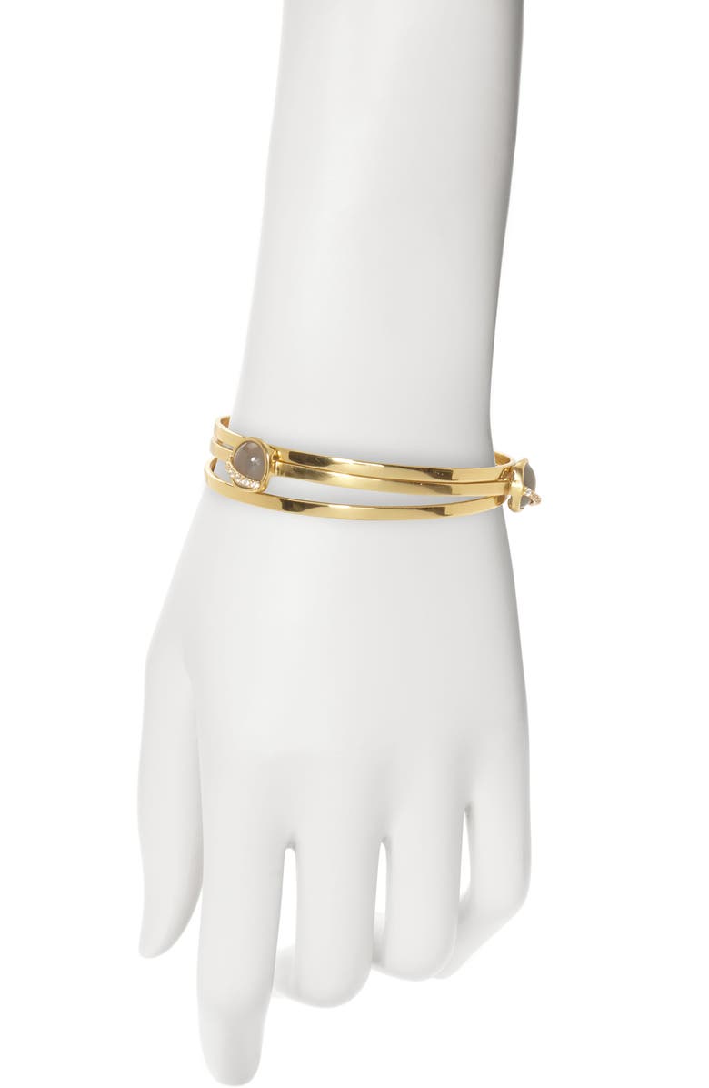 Sole Society Stacked Bangle Bracelet, Alternate, color,