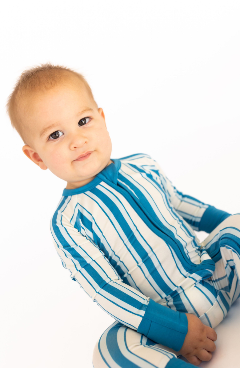 In My Jammers Milo Zipper Romper, Alternate, color, Milo Stripe