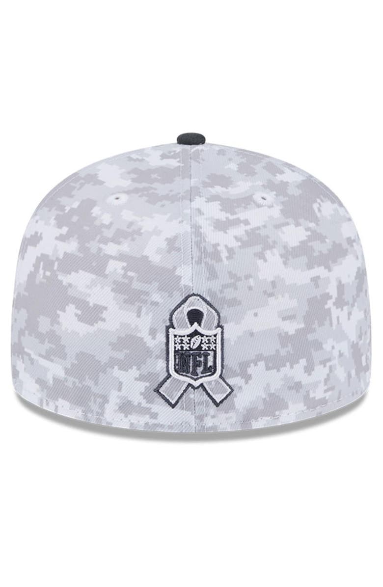 New Era Men's New Era Arctic Camo/Graphite Dallas Cowboys 2024 Salute To Service 59FIFTY Fitted Hat, Alternate, color, 