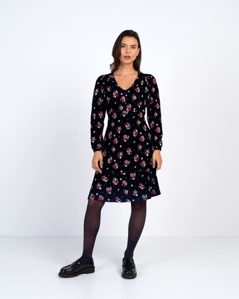 Printed Jersey Dress