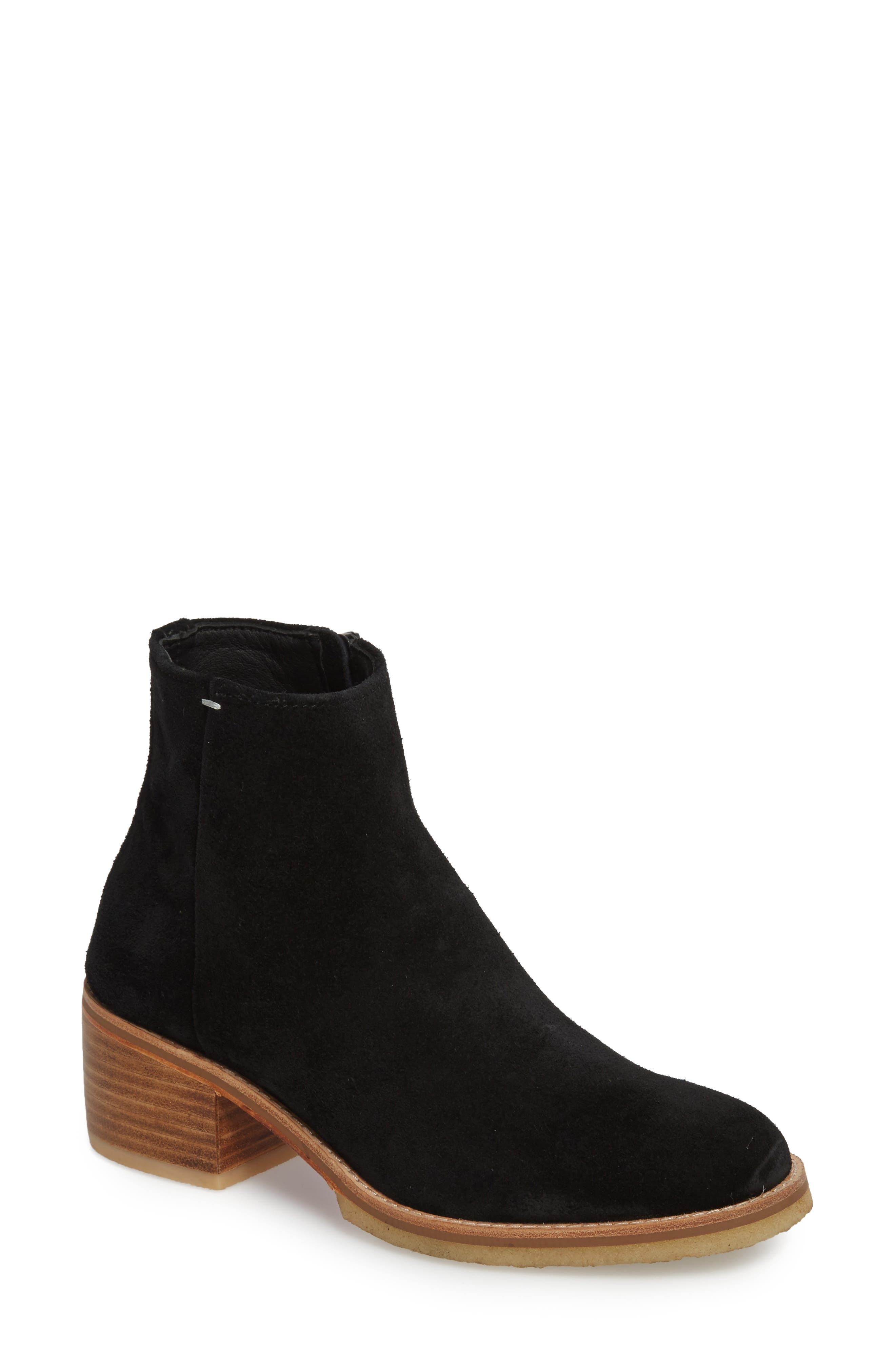 Clarks<sup>®</sup> Amara Water Resistant Block Heel Bootie, Main, color, 
