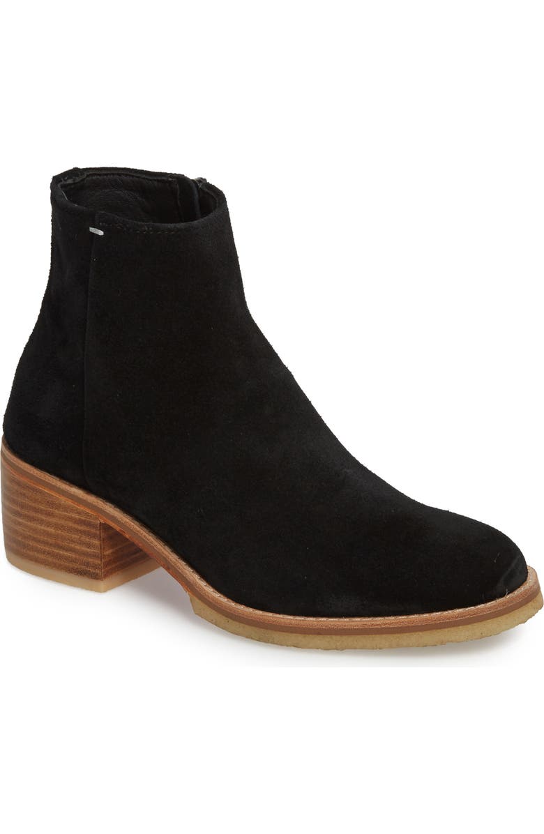 Clarks<sup>®</sup> Amara Water Resistant Block Heel Bootie, Main, color,