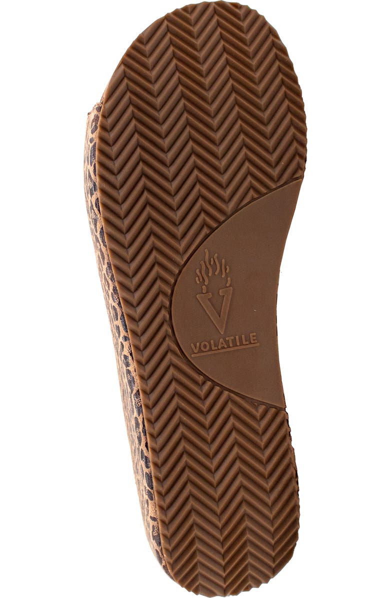 Volatile Wren Platform Sandal, Alternate, color, Leopard