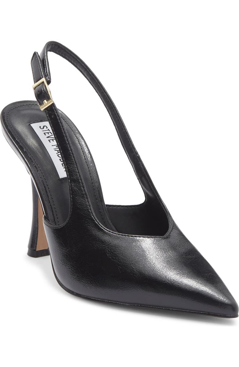 Steve Madden Beverlie Pointed Toe Slingback Pump, Main, color, Black