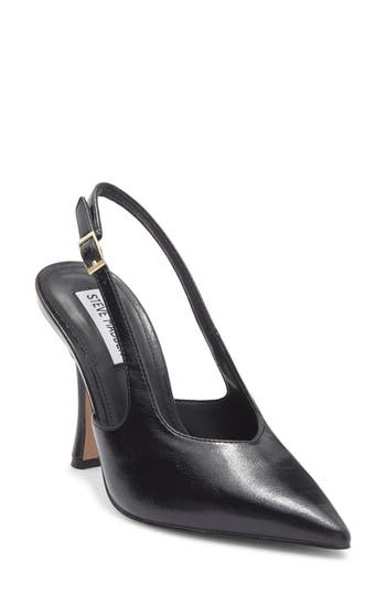 Steve Madden Beverlie Pointed Toe Slingback Pump In Black