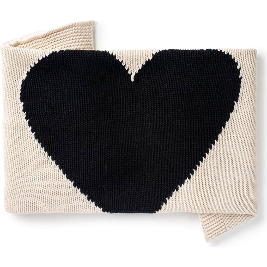 Domani Home Heart Knit Baby Blanket In Multi