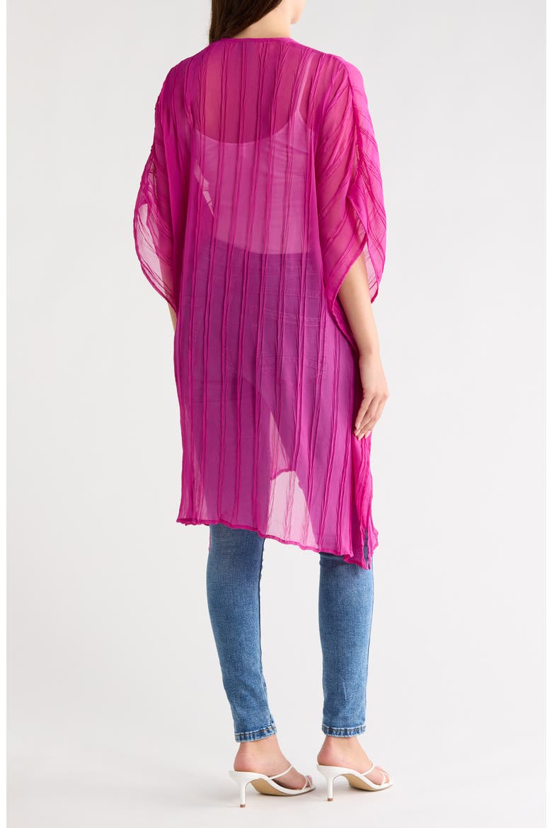 Pleated Topper, Alternate, color, FUCHSIA