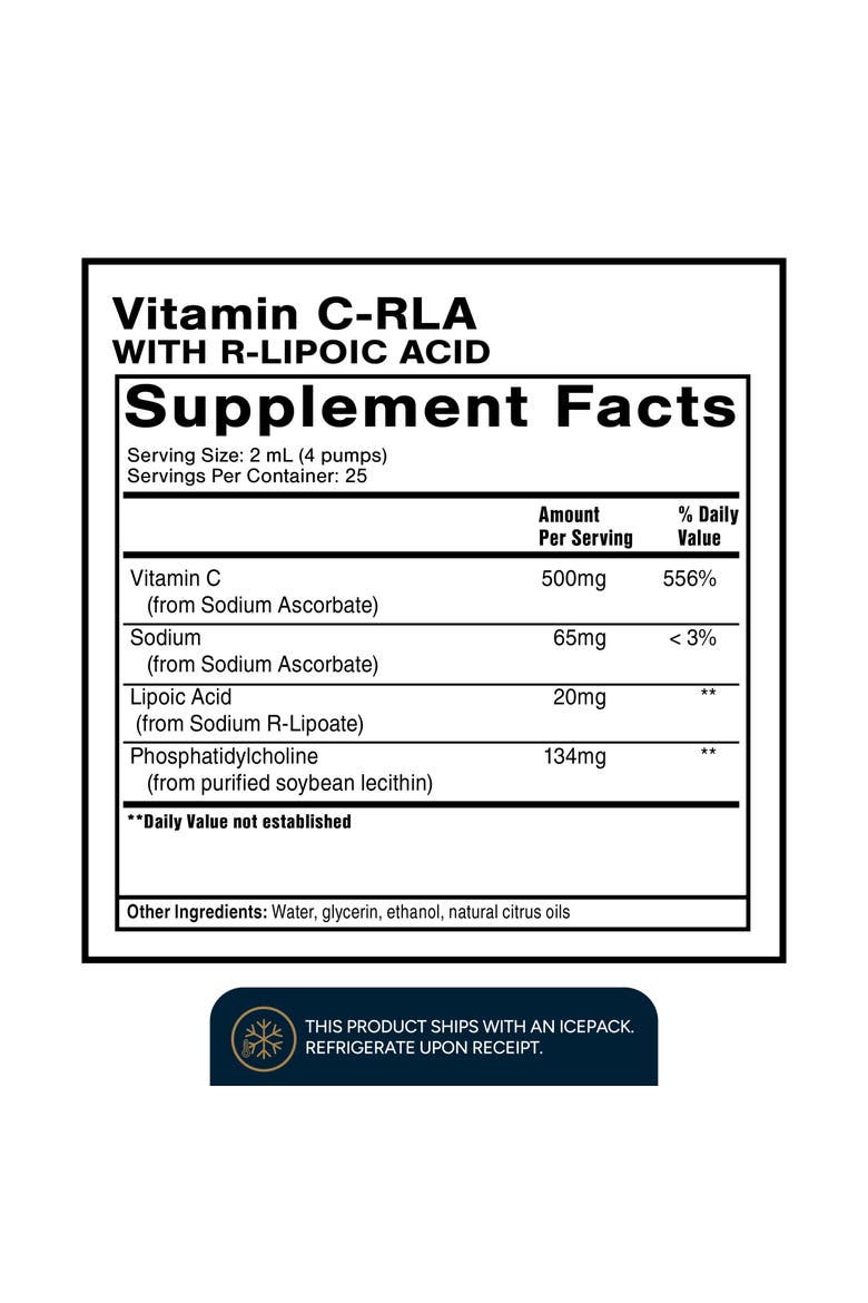 Liposomal Vitamin C and R Lipoic Acid Liquid Supplement, Alternate, color, None