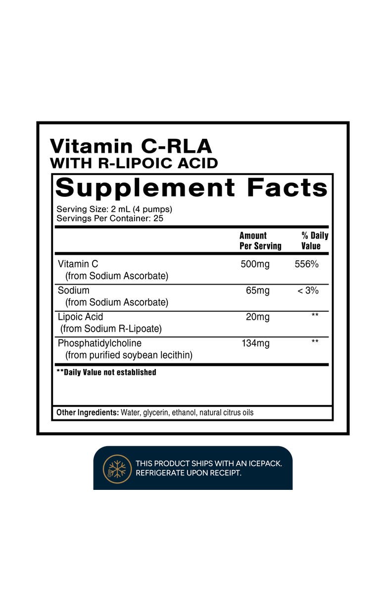 Quicksilver Scientific Liposomal Vitamin C and R Lipoic Acid Liquid Supplement, Alternate, color, NO COLOR