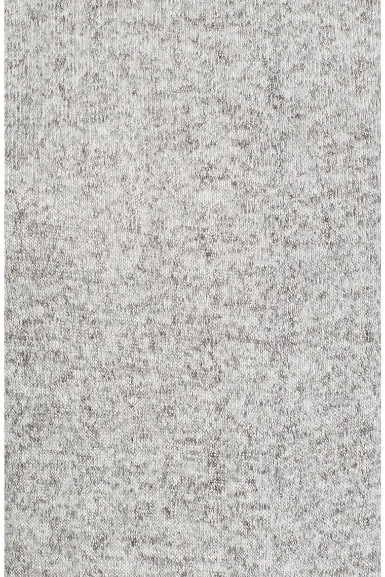 Caslon Off-Duty Tie Front Knit Dress, Alternate, color, GREY HEATHER