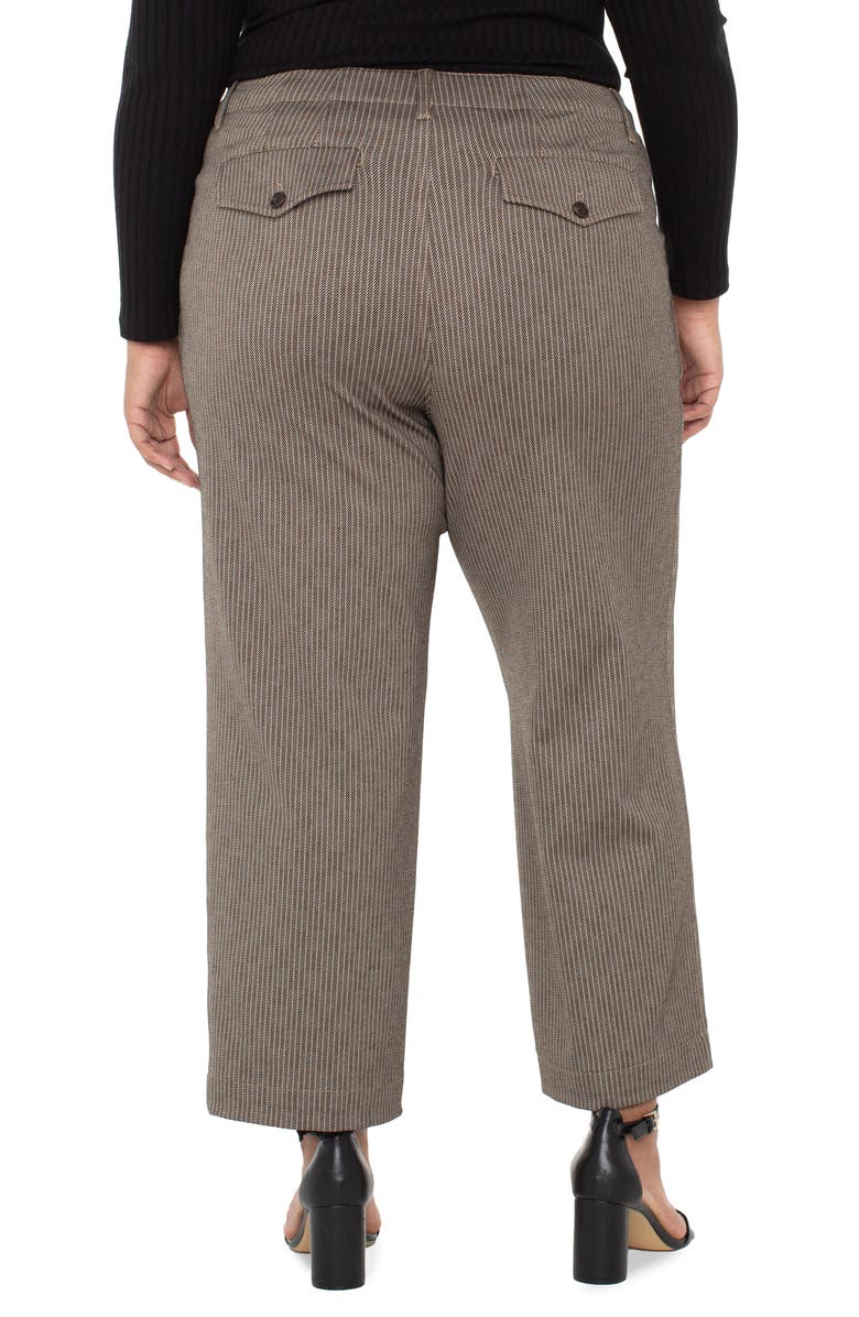 Liverpool Los Angeles Stripe Crop Wide Leg Pants, Alternate, color,