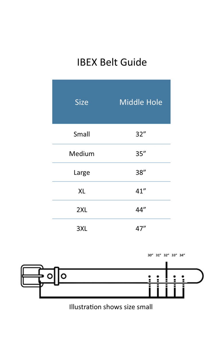 Ibex England Men's Casual 35mm Belt with Double Loop Keeper, Alternate, color, Dark Brown