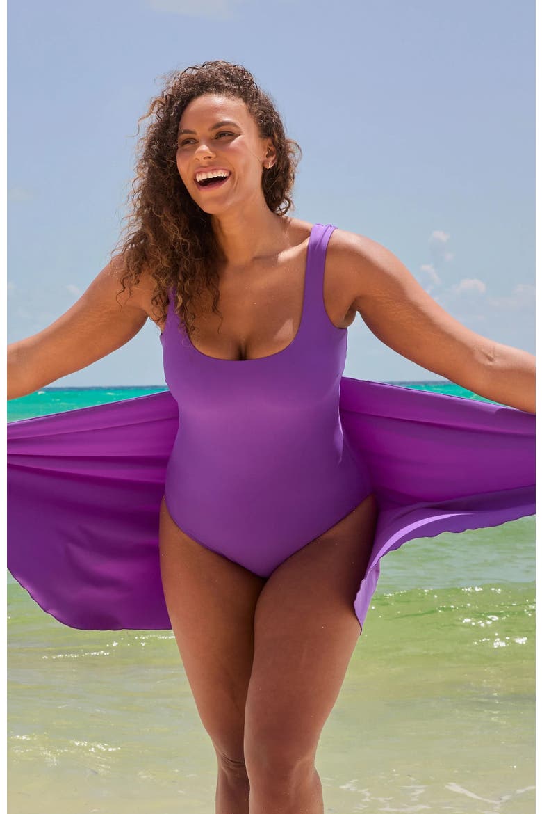 DreamSculpt Swim Sarong, Alternate, color, Purple