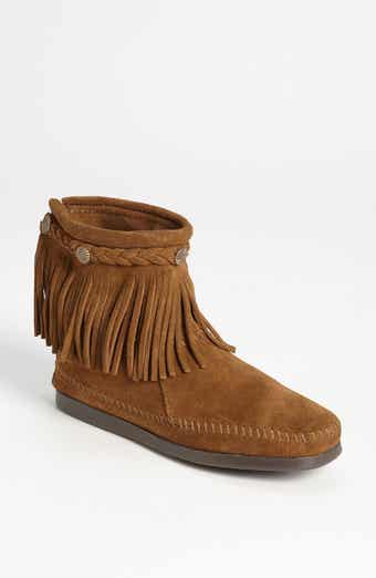Minnetonka fringe bootie on sale