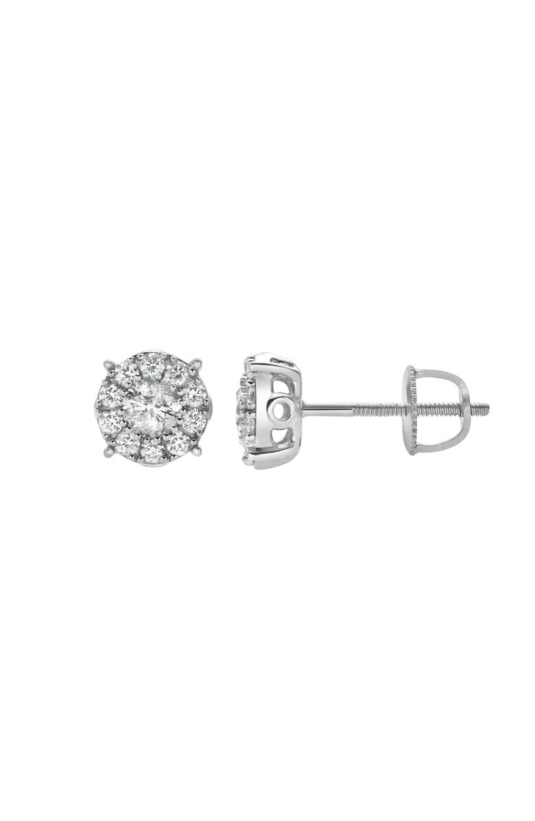 LuvMyJewelry Blazers 14K Gold Diamond Stud Earrings - 0.48ct., Alternate, color,