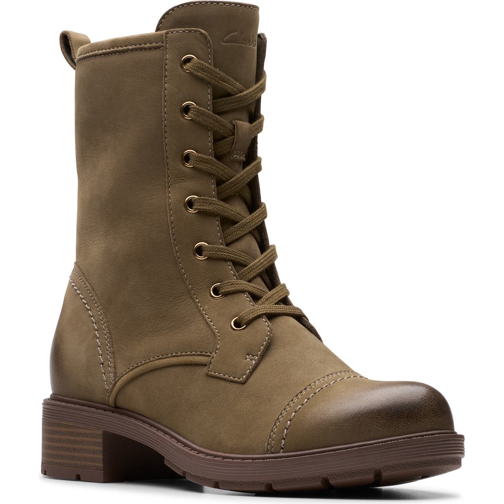 Clarks ® Hearth Maye Lace-up Boot In Gray