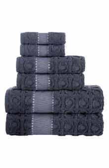 Brooks Brothers Circle in Square 6-Piece Towel Set