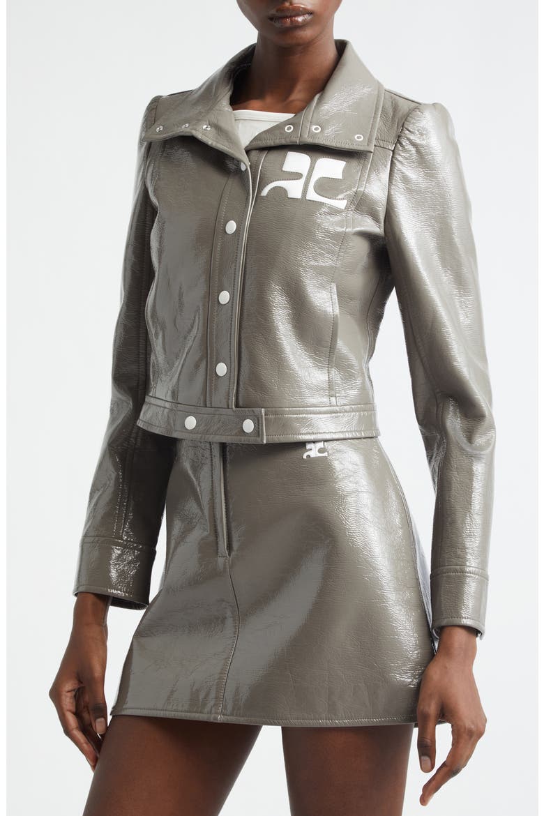 Re-Edition Vinyl Jacket, Alternate, color, LIGHT MOCHA