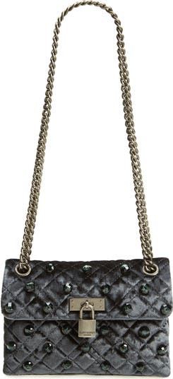 Mini Brixton Velvet Shoulder Bag
