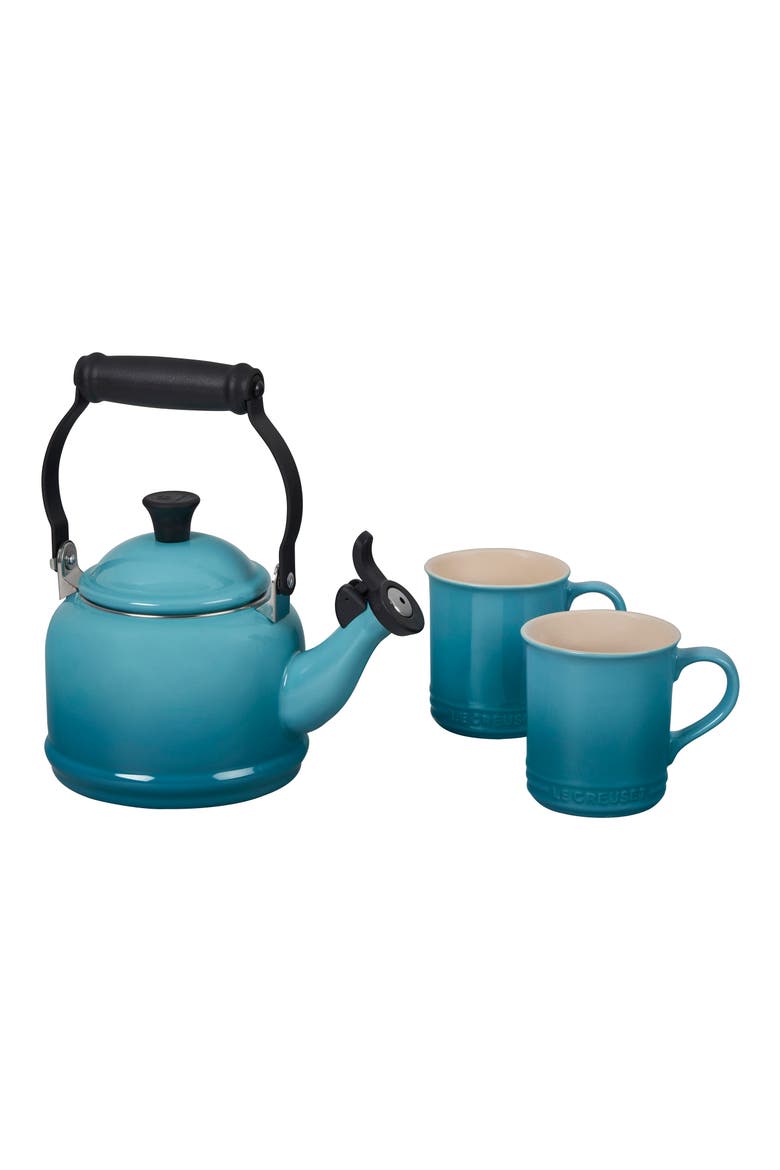 Demi Kettle & Mug Set, Main, color, CARIBBEAN