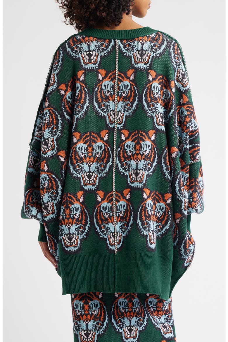 Wild Thing Oversize Sweater, Alternate, color, GREEN