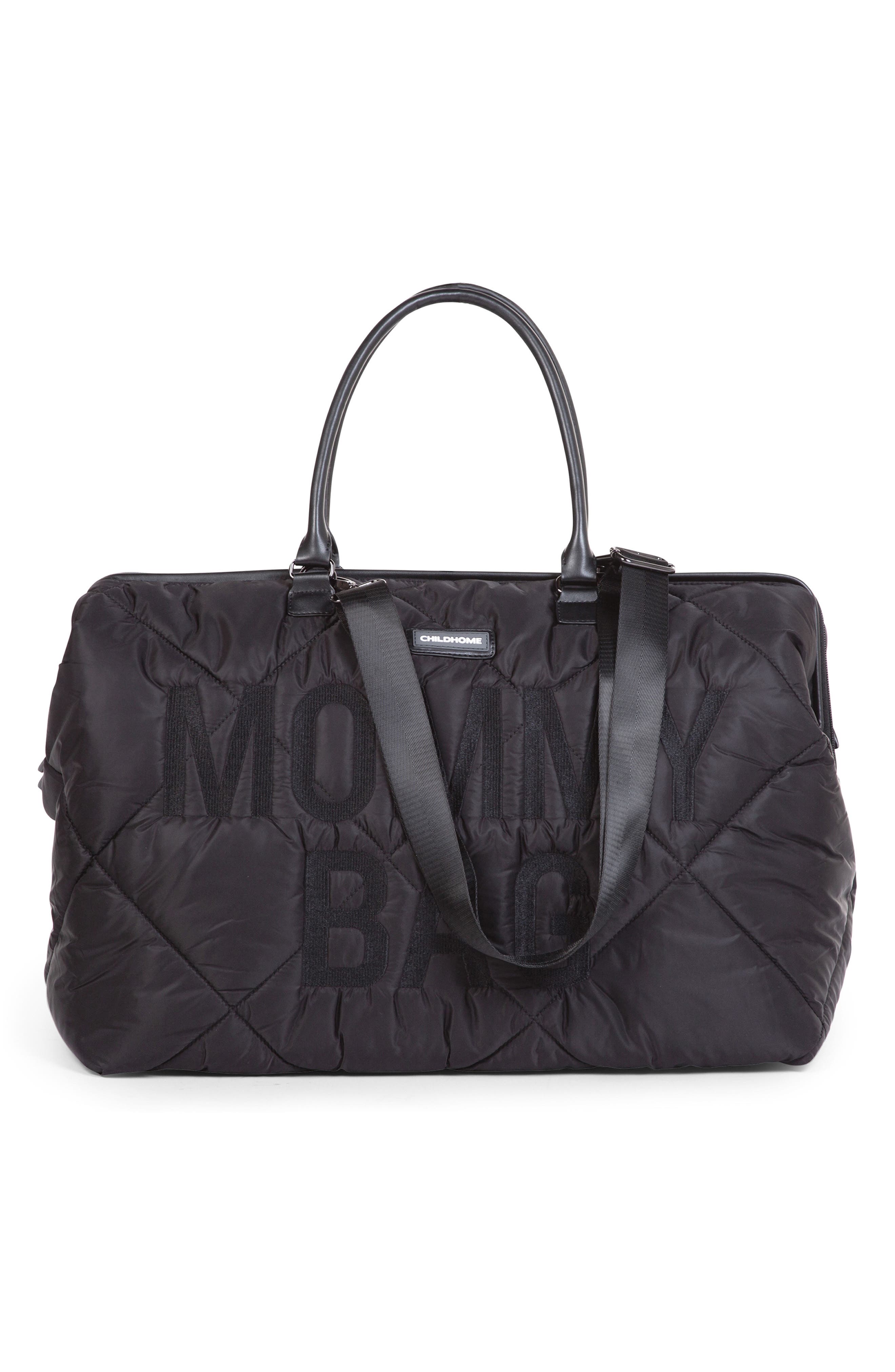 CHILDHOME XL Quilted Travel Diaper Bag, Alternate, color, Puffer Black