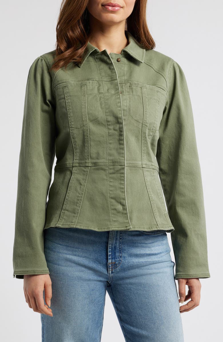 Wit & Wisdom Peplum Jacket, Alternate, color,