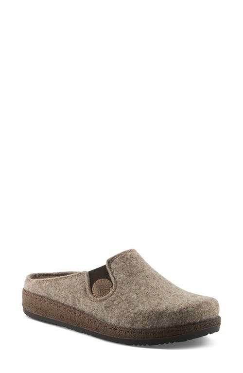 Flexus By Spring Step Cozily Wool Clog In Brown
